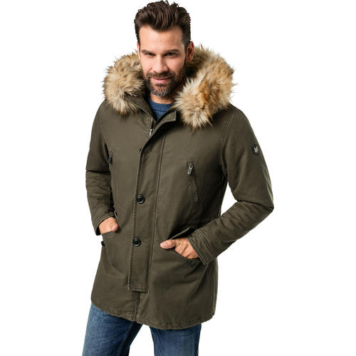 Glattsand Herren Parka mit Webpelz Glattsand Herren Parka mit Webpelz