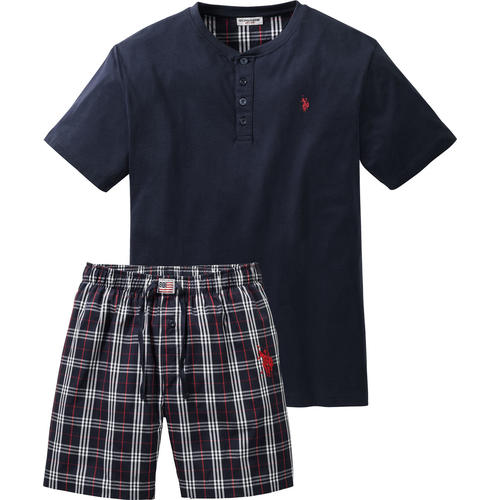 U.S. POLO ASSN. Herren Pyjama kurz
