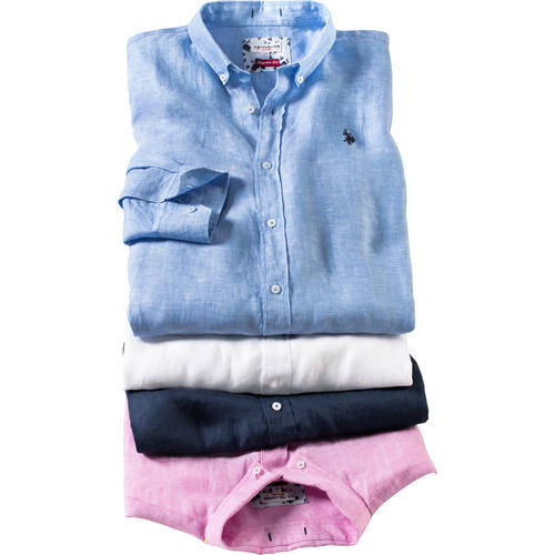 U.S.POLO ASSN. Herren Leinen-Hemd U.S.POLO ASSN. Herren Leinen-Hemd