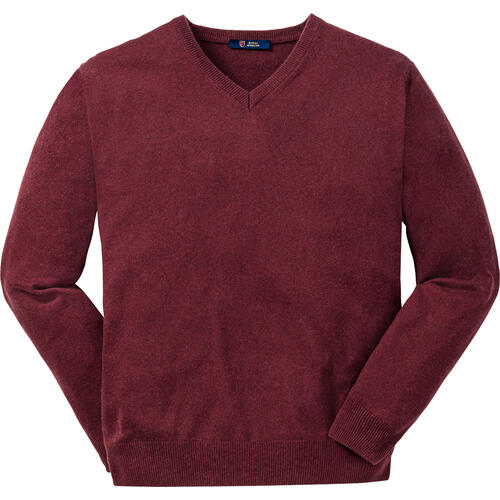 Royal Spencer Herrenpullover Kaschmir-Seide V-Ausschnitt