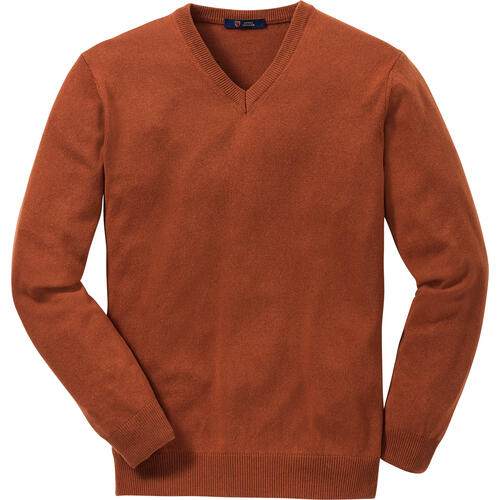 Royal Spencer Herrenpullover Kaschmir-Seide V-Ausschnitt