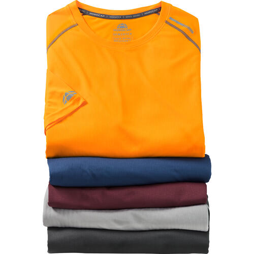 Nordcap 5er Pack Herren Sport-Shirts atmungsaktiv