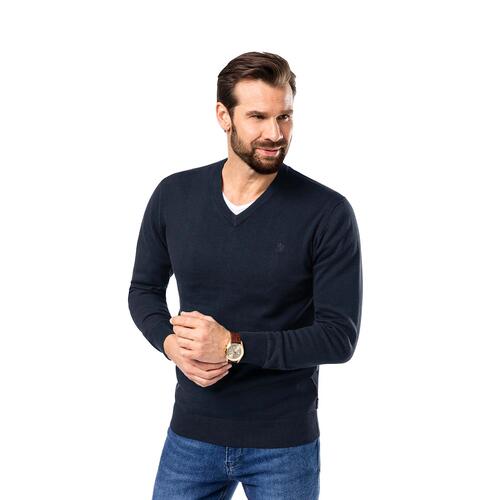 Otto Kern Herren Pullover mit V-Ausschnitt
