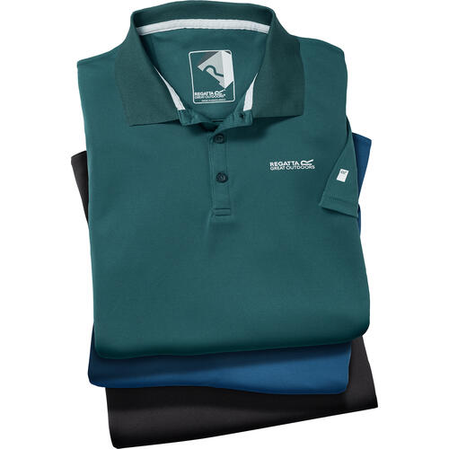 Regatta 3er Pack Herren Sport-Polos, schnelltrocknend