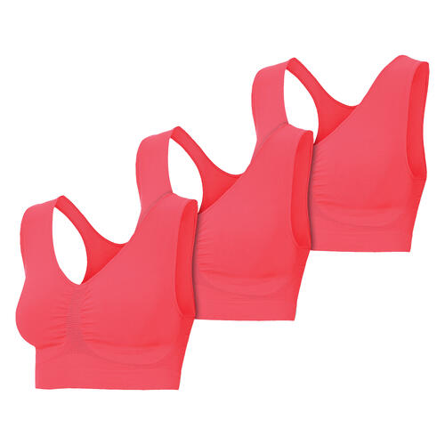 Patsy & Lou 3er Pack Damen Sport-BHs