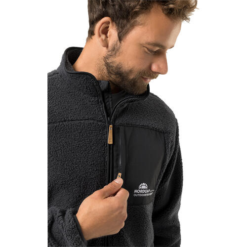 Nordcap Herren Teddy Fleecejacke