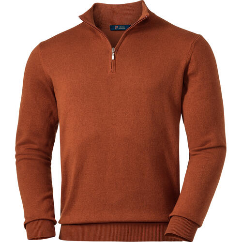 Royal Spencer Herrenpullover Kaschmir-Seide mit Zipp