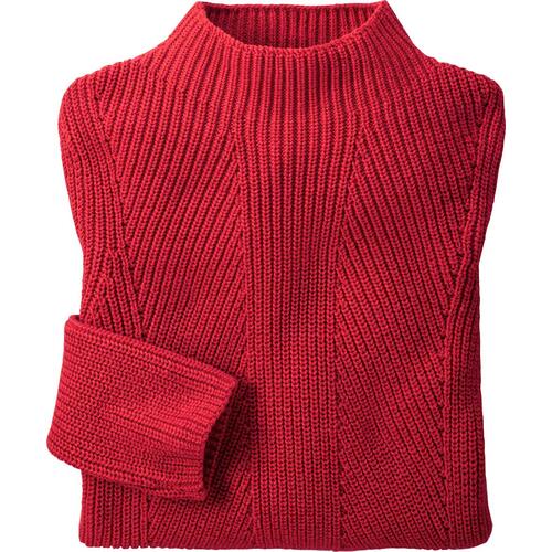 Emilia Parker Damen Stehkragen Pullover
