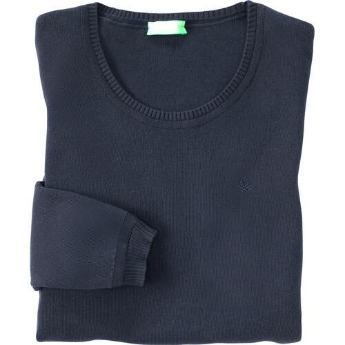 Benetton Damen Pullover Rundhals