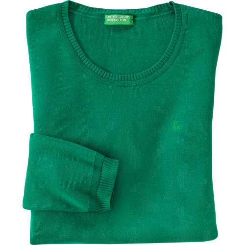 Benetton Damen Pullover Rundhals