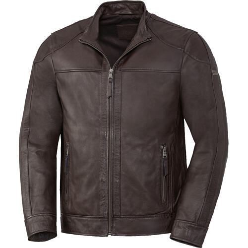 Ross&Cole Herren Lederjacke mit Stehkragen