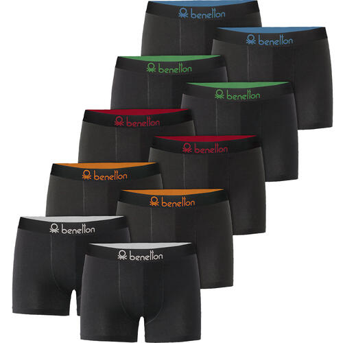 Benetton 10er Pack Boxershorts aus Baumwolle