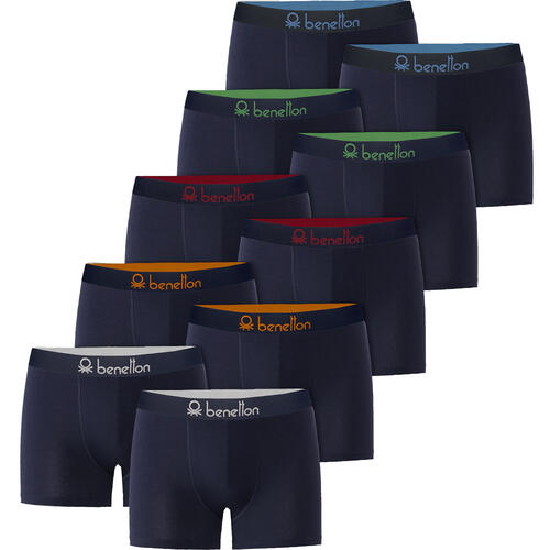Benetton 10er Pack Boxershorts aus Baumwolle