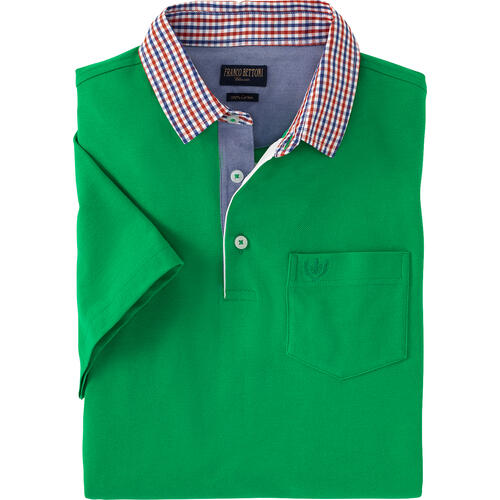 Franco Bettoni - Herren Poloshirt mit Hemdkragen