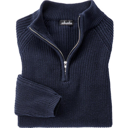 Emilia Parker Damen Stehkragenpullover mit Zipp