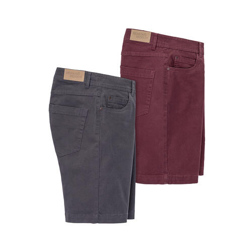 HENSON&HENSON 2er Pack 5-Pocket-Bermudas