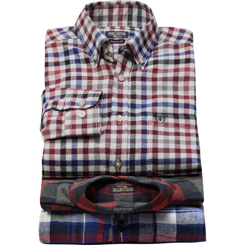 Franco Bettoni 3er Pack Herren Flanellhemden