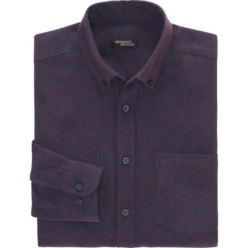 HENSON&HENSON Herren Flanellhemd