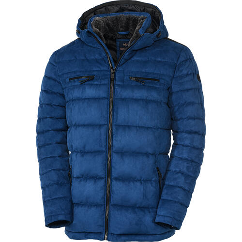 Franco Bettoni Herren Steppjacke hochwertig aus Softvelours