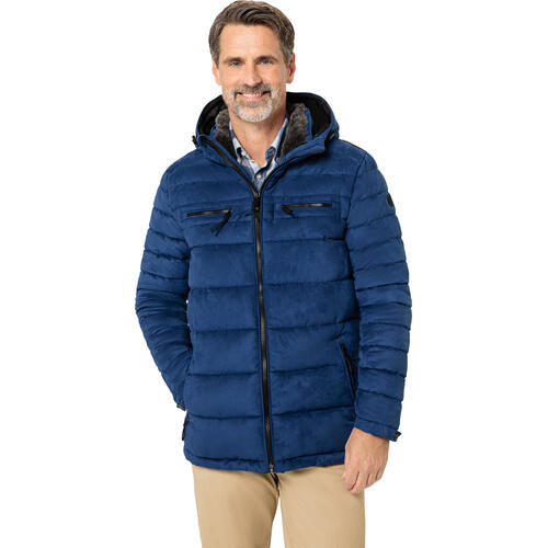 Franco Bettoni Herren Softvelours-Steppjacke