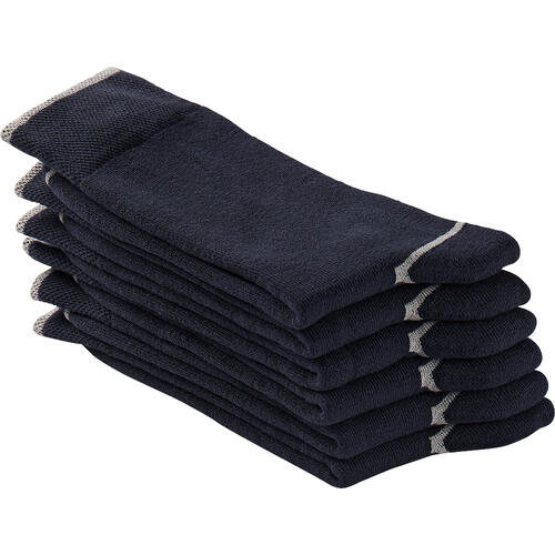 6er Thermosocken anthrazit mel