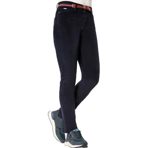 Belmina Damen Cordhose mit Grtel