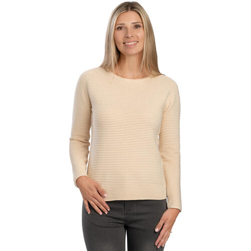 Belmina Damen Reliefpullover