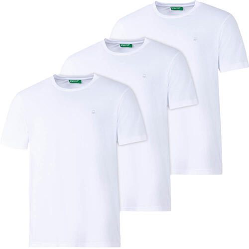 Benetton 3er Pack Undershirts, weich und angschmiegsam