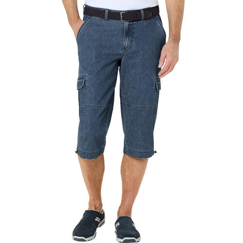 Tom Ramsey Herren Capri-Jeans mit Gürtel