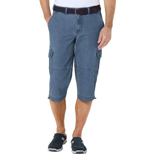 Tom Ramsey Herren Capri-Jeans mit Gürtel