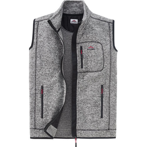 Stubai Herren Strickfleece-Weste