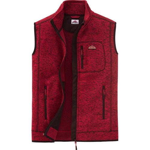 Stubai Herren Strickfleece-Weste