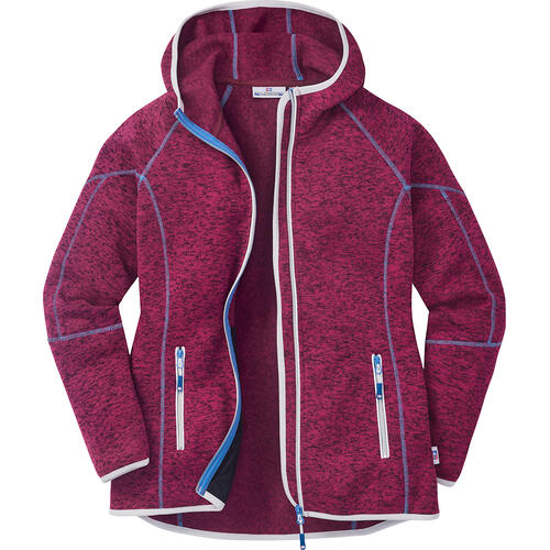 Spitzbergen Damen Kapuzen-Strickfleecejacke