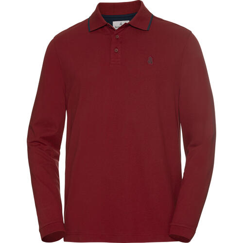 Jacques Britt Herren Poloshirt Piqué langarm