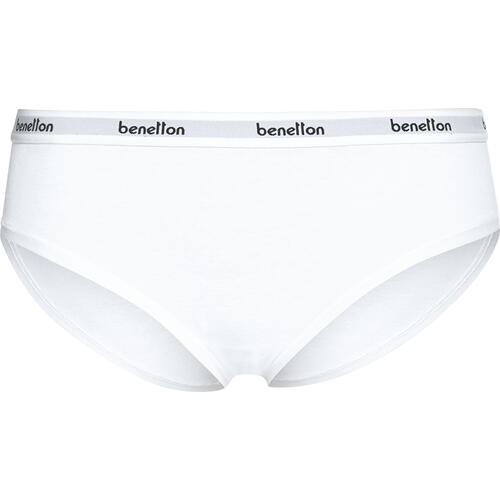 Benetton 3er Pack Damen Slips hoch