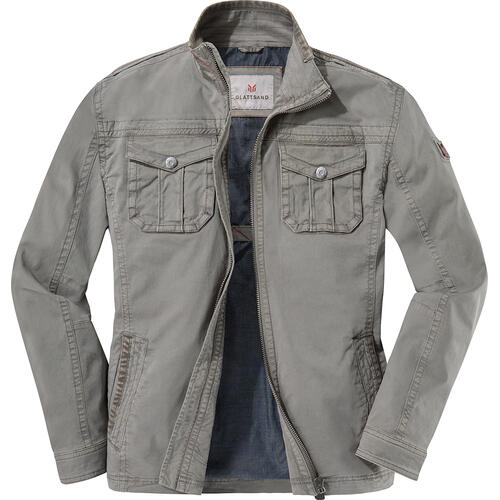 Glattsand Herren Baumwoll-Jacke, hautfreundlich mit Stretch und praktischen Taschen