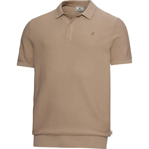 Jacques Britt Herren Strick-Poloshirt kurzarm
