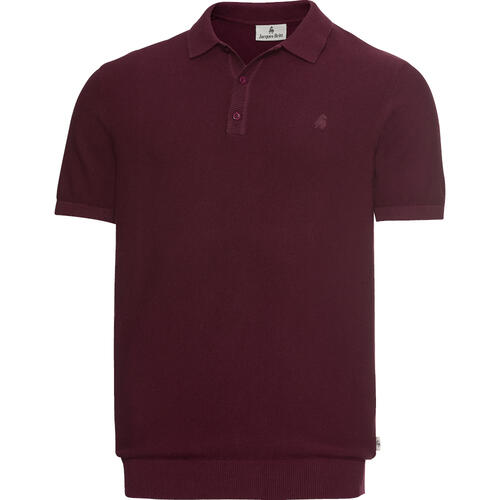Jacques Britt Herren Strick-Poloshirt kurzarm