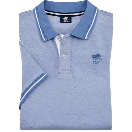 Polo Sylt Herren Poloshirt Melange, atmungsaktiv und pflegeleicht