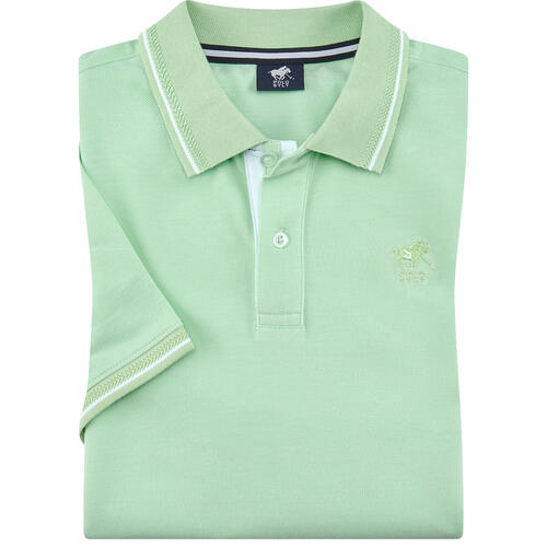 Polo Sylt Herren Poloshirt Melange, atmungsaktiv und pflegeleicht