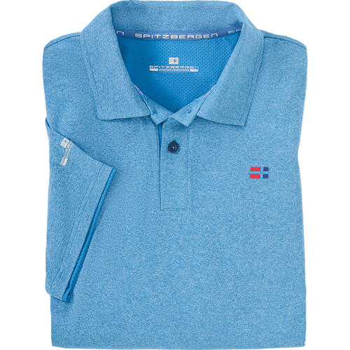 Spitzbergen Herren Funktions-Poloshirt, kurzarm und knitterfrei