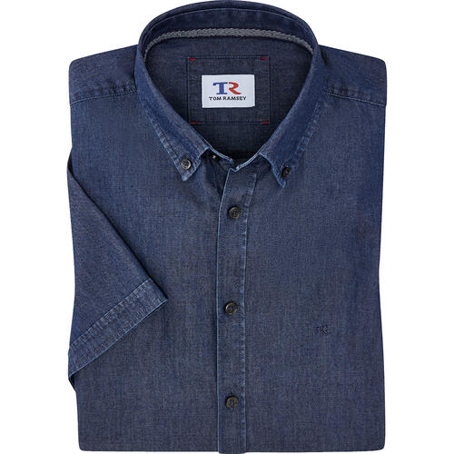 Tom Ramsey Herren Jeanshemd kurzarm
