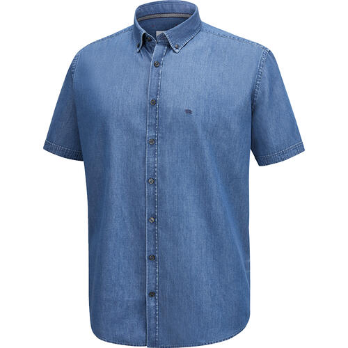 Tom Ramsey Herren Jeanshemd kurzarm
