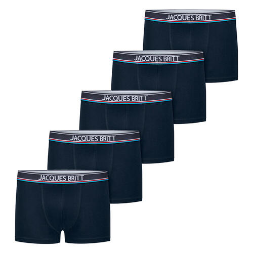 Jacques Britt 5er Pack Boxershorts, Baumwolle mit Stretch