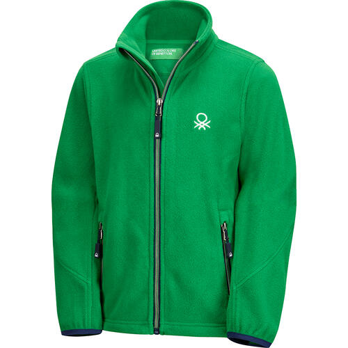 Benetton Kinder Fleecejacke, atmungsaktiv und schnelltrocknend