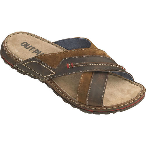Out-Put Leder-Schlupfsandalen
