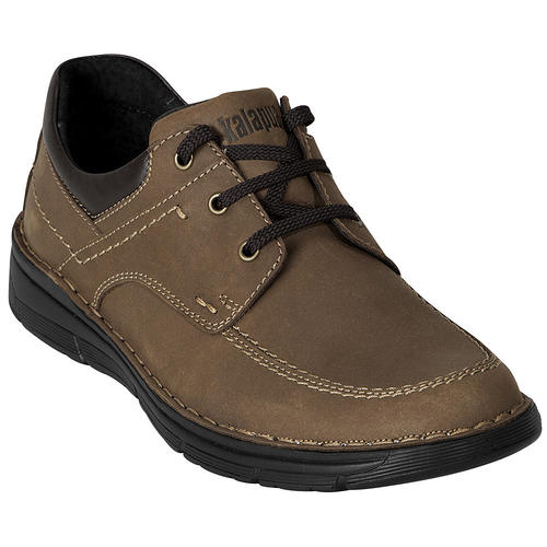 Kalapua Herren Leder-Schnürschuhe mit Komfort-Memorysohle