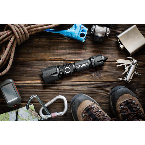 STUBAI LED-Aluminium-Taschenlampe