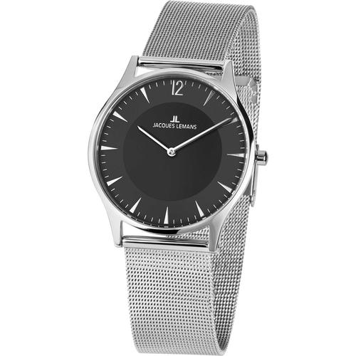 Jacques Lemans Damenuhr extraflach silber