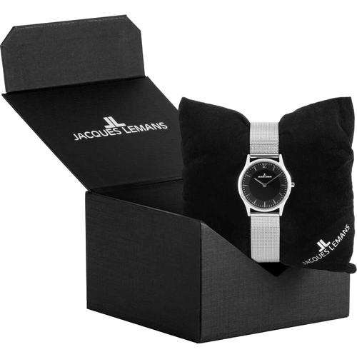 Jacques Lemans Damenuhr extraflach silber Jacques Lemans Damenuhr extraflach silber